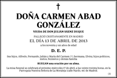 Carmen Abad González